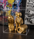 GOLDEN TRASH sculpture