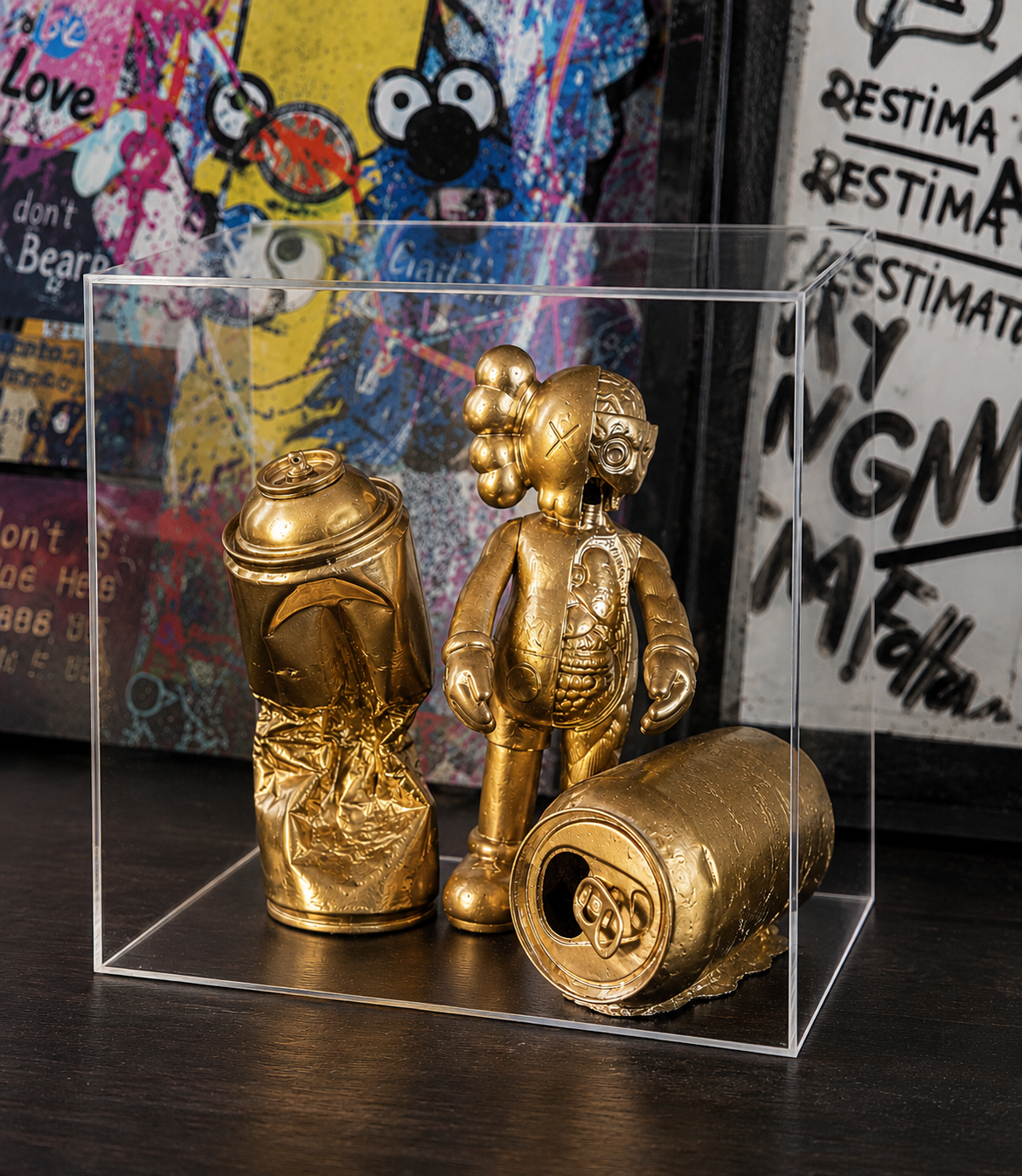 GOLDEN TRASH sculpture