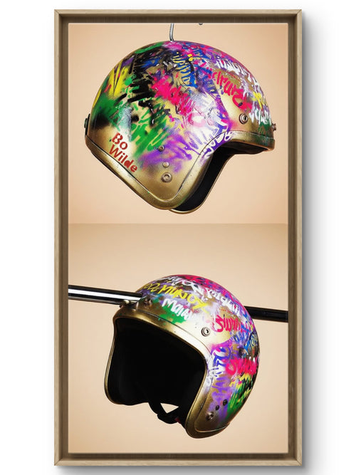 1980’s Graffiti Helmet